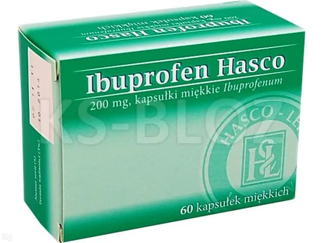 Ibuprofen Hasco 200 mg (60 kaps.): na receptę? Wyjaśniam!