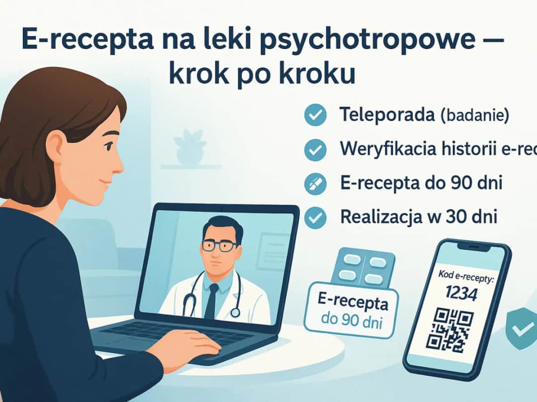 E-recepta na psychotropy: Zawsze 30 dni na realizację. Pełny poradnik
